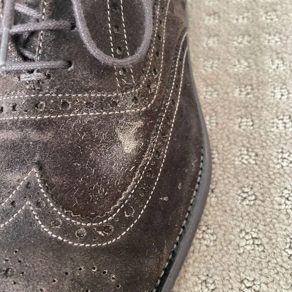 Paul Smith London Brogued Dip-Dyed Suede Oxford‎ Dress Shoes Men US 7.5 $525